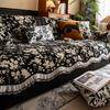 Special-shaped Sofa Cushion 2025 New Retro High-end Four-season Chenille Non-slip Fixed Sofa Cover