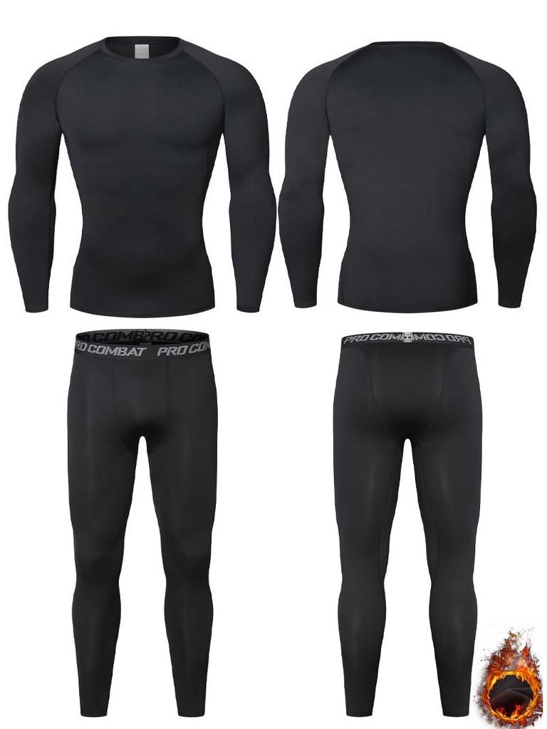 Winter Velvet Thickened Base Layer Fitness Top - Quick Dry Long Sleeve for Running & Exercise