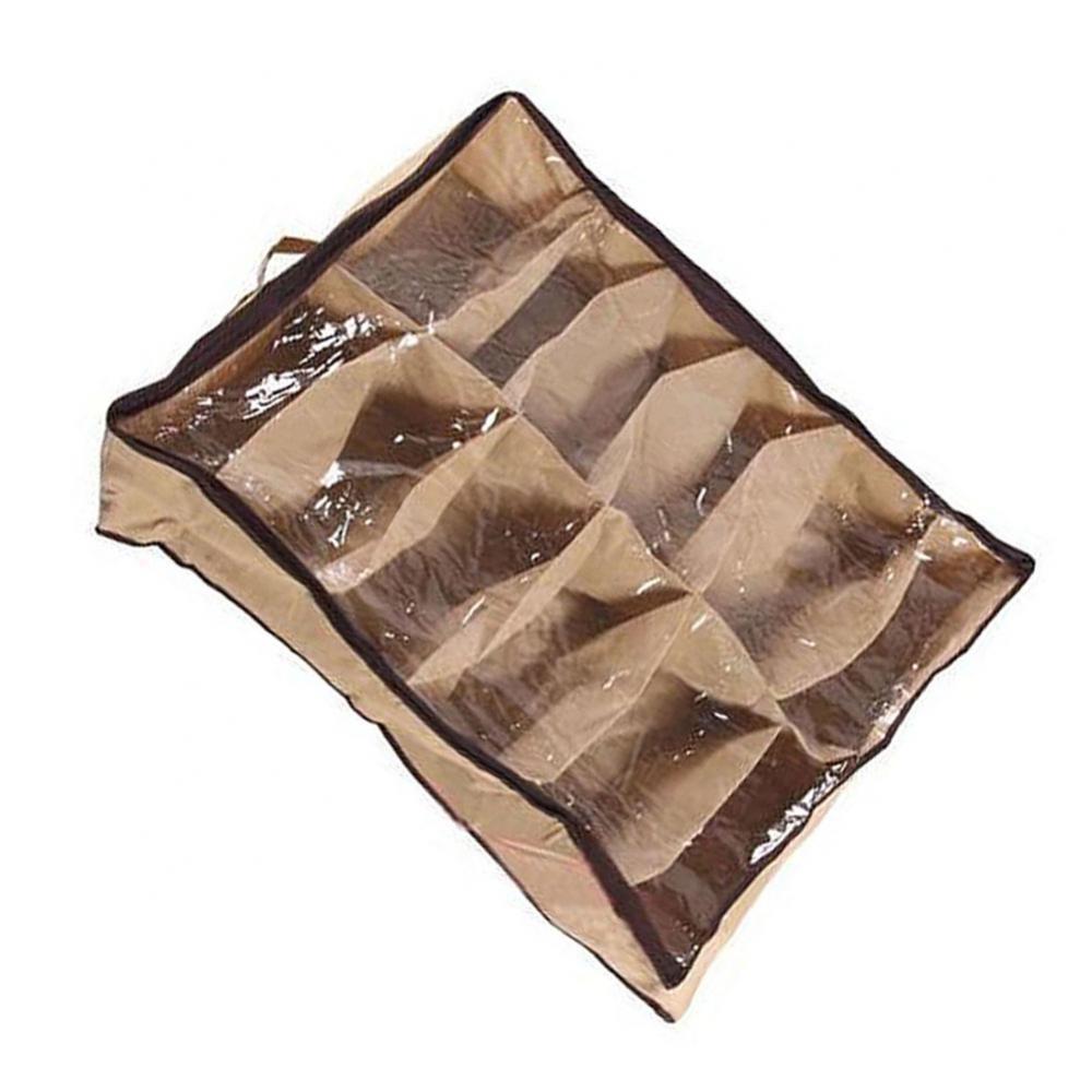 

Нетканый прозрачный креативный шкаф для обуви, пыленепроницаемый, 12 чехлов, сумка для хранения обуви, органайзер, держатель, коробка, шкаф под кроватью