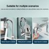Anti-splash Kitchen Faucet Nozzle 2-Mode Adjustable Water Saving Sprayer Nozzle Tap Spray 720°Rotation Water Outlet Taps