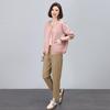 Women's Spring/Autumn Loose Baseball Jacket - Button Cardigan Top for Middle-Aged Moms (2025 Collection)