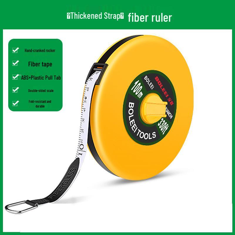 Non-Slip Engineering Cloth Tape Measure: Soft Ruler for 20, 30, 50, 100 Meters