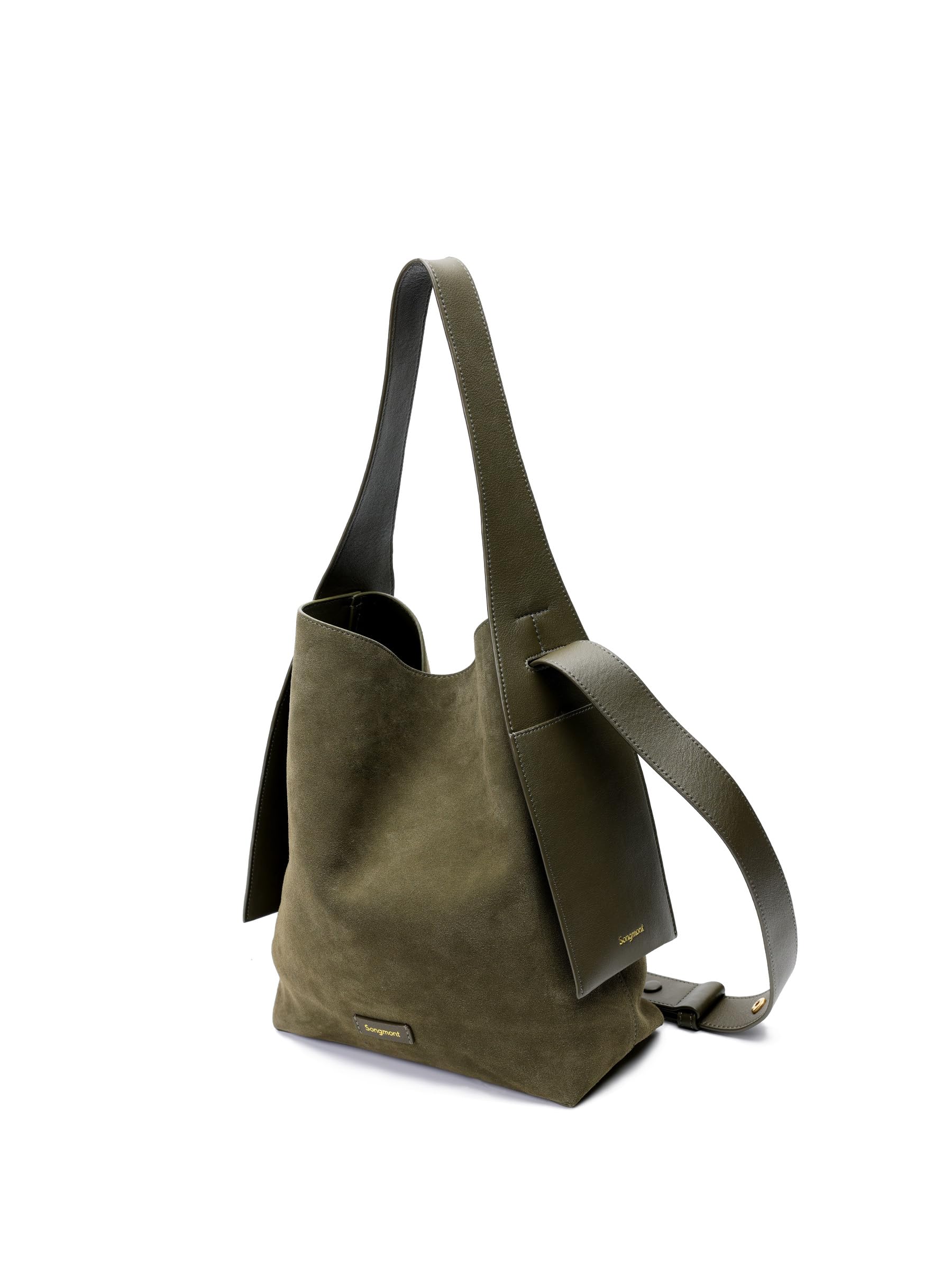 

Сумка-тоут Songmont Drippy з натуральної шкіри замші велика на плече середня сумка, чоловіча сумка, жіноча шкіряна, містка, сумка, вертикальна, велика, для поїздок на роботу, повсякденна,