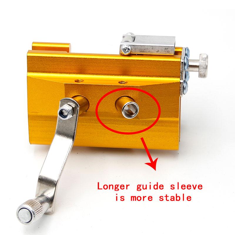 Tragbare Kettenschleiferfeile elektrischer Sägeschleifkopf Kettenschleifsäge handgekurbeltes Klingenschleifwerkzeug Zubehörset