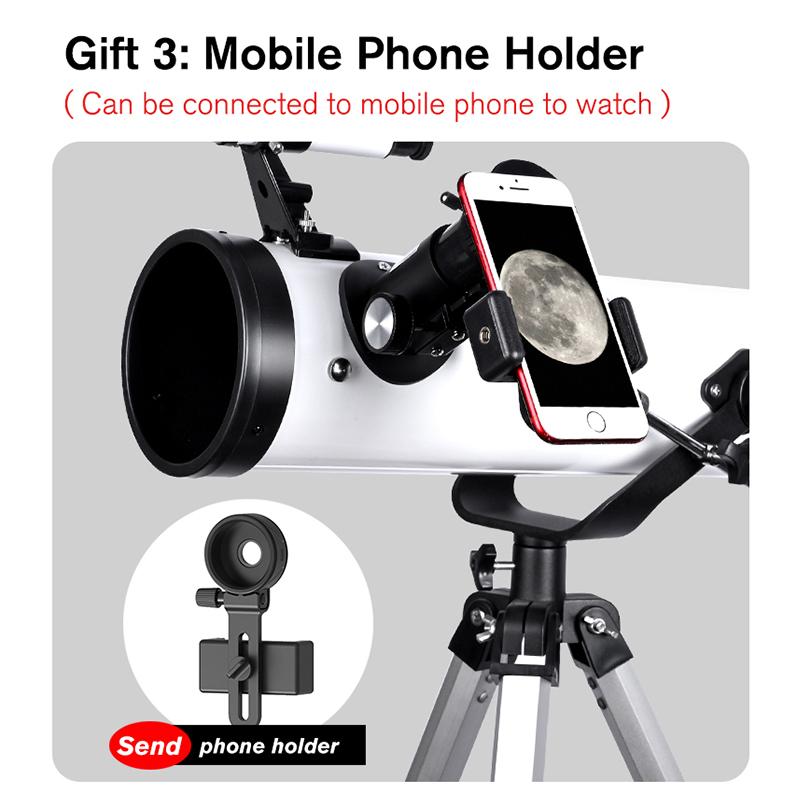 Professionelles astronomisches Teleskop für den Weltraum, 35X-875X HD, 1,25 Zoll, neues Upgrade, Vergrößerung, 114 mm, großer Durchmesser, bestes Geschenk für Kinder