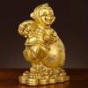 1pc Chinese Style Metal Monkey Ornament Zodiac Monkey Ornament Living Room Home Decor Housewarming Gift Feng Shui Accessories