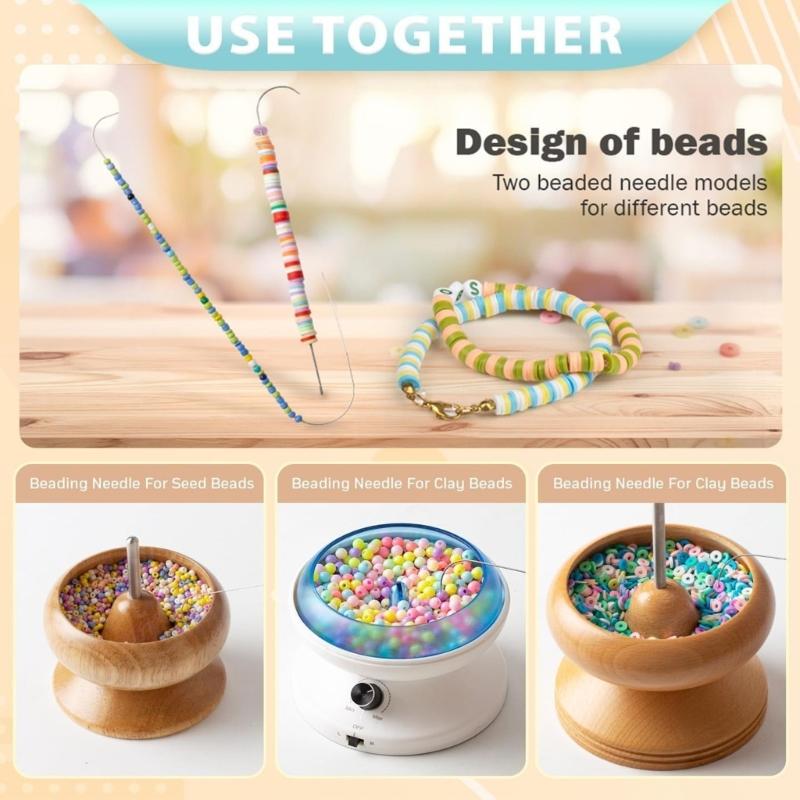 Versatile Bead Needle Pack of 4 Portable Fashion Accessory for Jewelry Designs and Embroidery Daily Use Craft Supplies