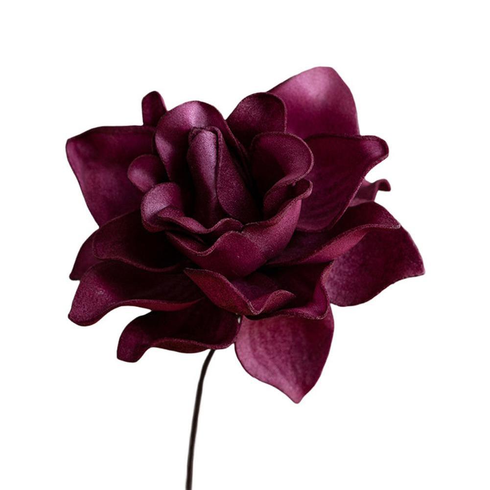 Artificial Gardenia Home Decor Vibrant Flowers Flexible Stems