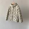 Weiße Entendaunen leichte Daunenjacke Damen kurz Herbst und Winter Kapuze schmal Temperament kleines Mode-Mantel