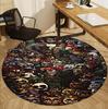 Five Nights at Freddy's Pattern Round Rug, Indoor/Outdoor Mat, for Picnic, Gameroom, Bedroom, Office, Living Room, Home Decor Carpet, Birthday Gift