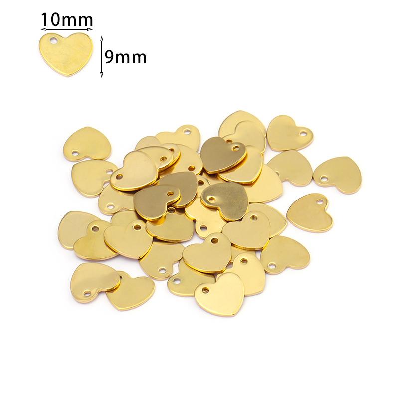 10-20pcs 6-35mm Stainless Steel Charms Round Dog Tag Pendant Stamping Blanks Pendants For Necklaces DIY Jewelry Making Wholesale