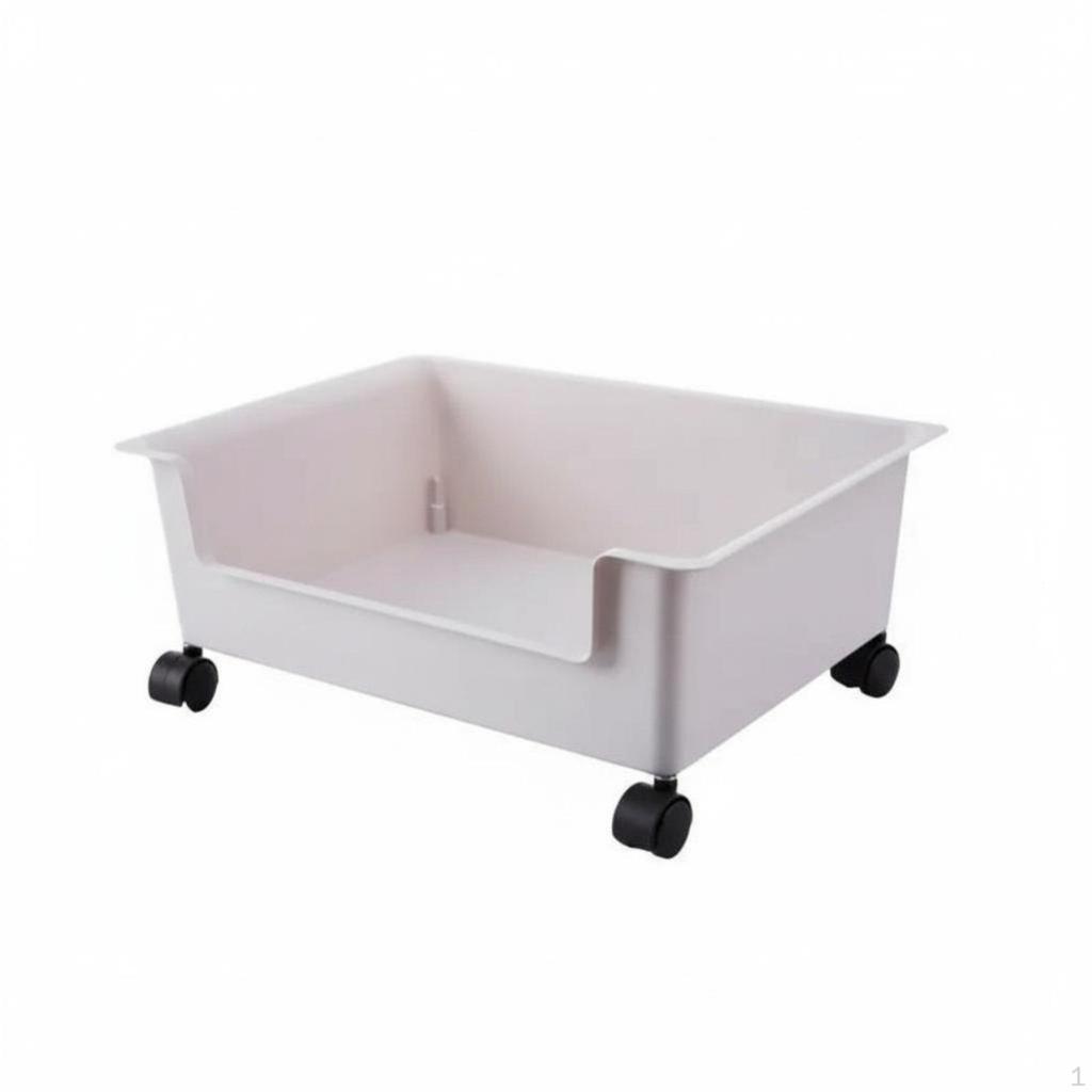 With Casters Wheeled Classroom Storage Container Space-Saving Mobile