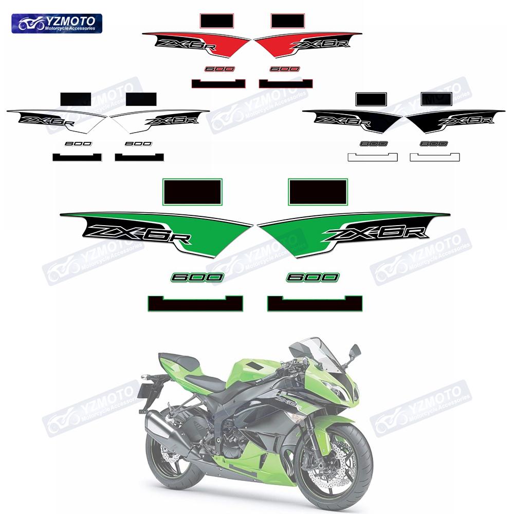 For ZX6R ZX-6R ZX 6R 599 2009 2010 2011 2012 Motorcycle Accessories Fairing Full Car Reflective Waterproof Stickers Decal Kit
