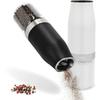 Set of 2 Electric Grinders - ADE - MILL - Glass/Synthetic - H 18.3 Cm - Black & White