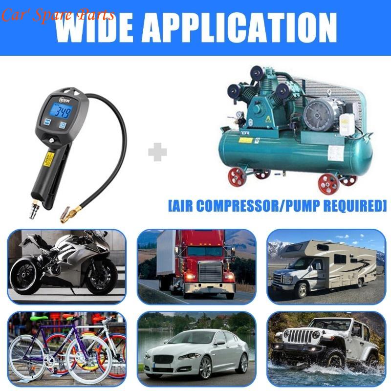 

Y4UA Digital Tire Pressure Monitors with Clear LCD Screen Small Digital Tire Pressure Checker for Car Owners & Travel China Mainland