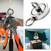 Double-Sided Magnet Fishing Kit With Case, Premium Fishing Magnet Kit For Retrieving Items In River, Lake, Beach, Lawn. S3P9
