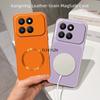 For Magsafe Phone Case For Motorola G56 G86 G14 G15 G32 G35 G52 G82 G10 G20 G30 Candy PU Lambskin Leather Shockproof Soft Cover