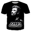 Most Popular Pop Singer Johnny Hallyday 3D Printed T-shirt Men Women Rock Casual Streetwear Clothes Hip Hop Harajuku Tops