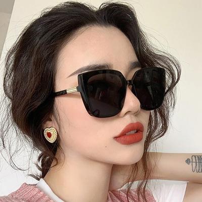 Yeni Büyük Çerçeveli Güneş Gözlüğü, Büyük Yüz, Trend Güneş Gözlüğü, Retro ve Moda Dış Mekan UV Işınlarına Dayanıklı Gözlükler