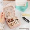 Jewelry Box Organizer - Portable Mini Box for Studs, Earrings, Bracelets, Necklaces, and Rings