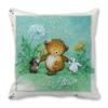 Home Decor Spring/Summer Pillowcase Animal Cat Dog Duck Sheep Print Cushion Cover Sofa Polyester  Funda De Almohada