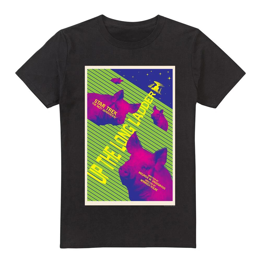 

Star Trek TNG Season 2 Episode 18 100% Cotton T-shirt Mens Tees Top S-2XL, Black S
