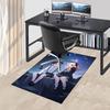 1pc Anime Cartoon Design Office Chair Mat - Seasonal Gift, Suitable for Home Decor, Living Room, Bedroom, Game Room & Dormitory Carpet (Kawaii Charact