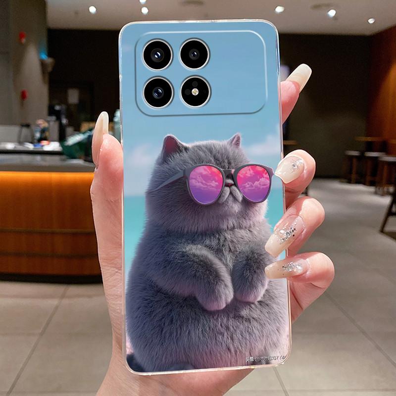 Casing For Xiaomi Poco F8 Pro Ultra F8Pro F8Ultra 5G Transparent Phone Case Luxury Dragon Cute Cool Boys Girls Soft Back Cover