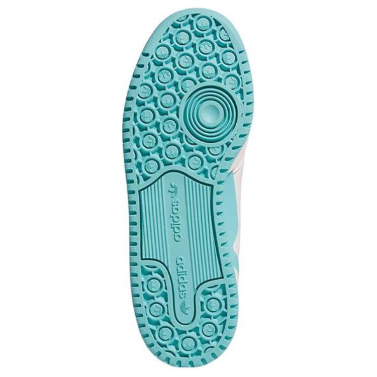 Adidas Originals Forum Comfortable Low-Top Skate Shoes Women Sneakers White Blue JI3258