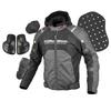 Komine JK-5961 Protective Winter Jacket for Motorcycles Basalt Gray L