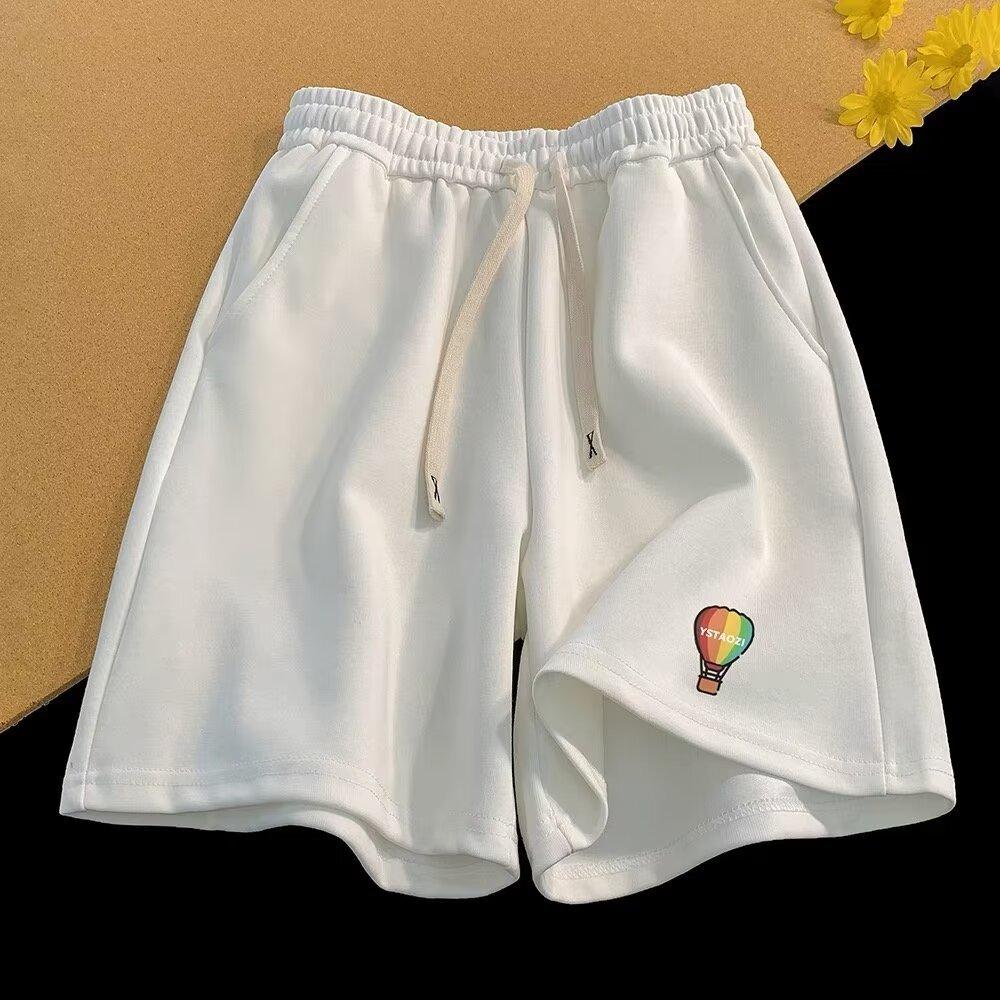 Sports Casual Pants for Couples In Men and Women Summer Thin New Loose and Versatile Five-point Mid-size Pants