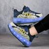 TUINANLE Rollschuhe mit vier Rädern, Laufschuhe für Jungen und Mädchen, können laufen, rutschen und schrumpfen, Blinklichter für Schüler