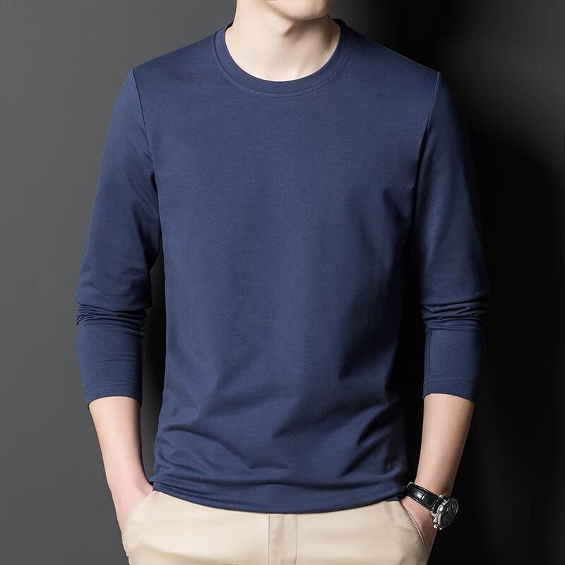 Yiliteng Men s Long-Sleeve Round Neck T-shirt YTMTST5372 M