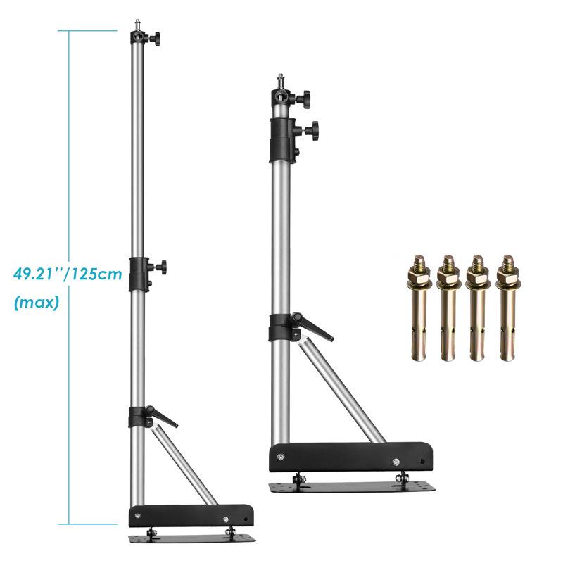 NiuEr Wall-Mounted Photography Boom Arm: Adjustable Rotatable Fill Light Stand for Live Streaming