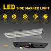2X LED Strip Front Marker Side Light Lamp Clear For Lens 2010-2014 Ford Mustang