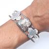 Turtela Jasper Gemstone Handmade Jewelry Cuff Bracelets 7''Adjustable