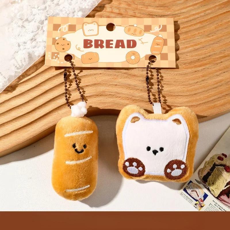 Cute Bread, Plush Bags, Pendants, Keychains, Accessories Backpack Accessories