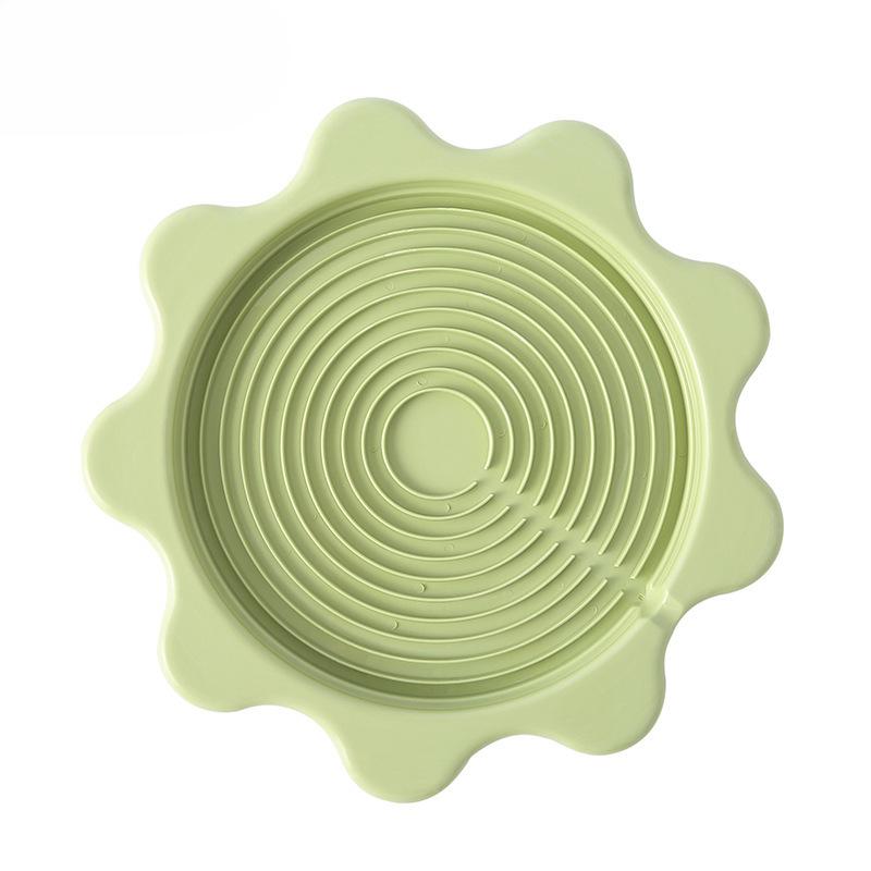 

Plastic Heat Insulation Pad for Hot Water Kettle Household Anti-scald and Heat-resistant Pad Thermos Base Table Mat Coaster зелений