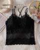 2026 Women's Lace Backless Camisole Bra Top - Soft, Wire-Free with Chest Pads, Ideal for Summer