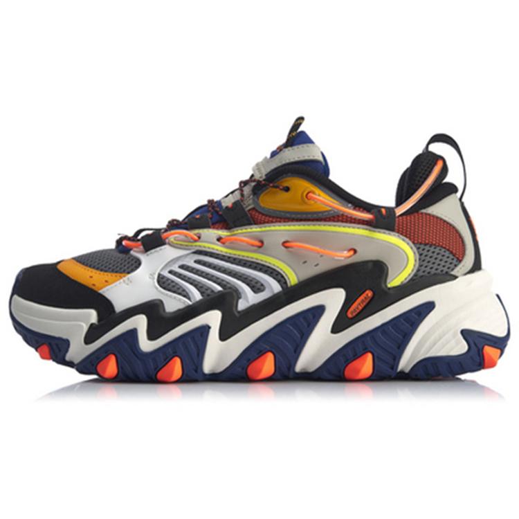 

Новые мужские спортивные повседневные кроссовки LiNing X Claw с амортизацией кошачьей лапы, противоскользящие и износостойкие, с низким верхом, железно-асфальтово-серые AGLQ013-7 39.5