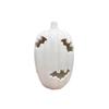 Halloween Pumpkin Decor with Cutout Design - Hollowed Out Pumpkin Ornament for Home Party