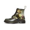 THE NATIONAL GALLERY X Dr.Martens Bekväma Korta Stridsstövlar med Rund Tå Herrbrun 32123649