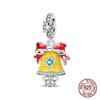 Copper Christmas Bells Good Fortune Pendants Charms Fits Genuine Charms Bracelet Women DoItYourself Jewellery Gifts