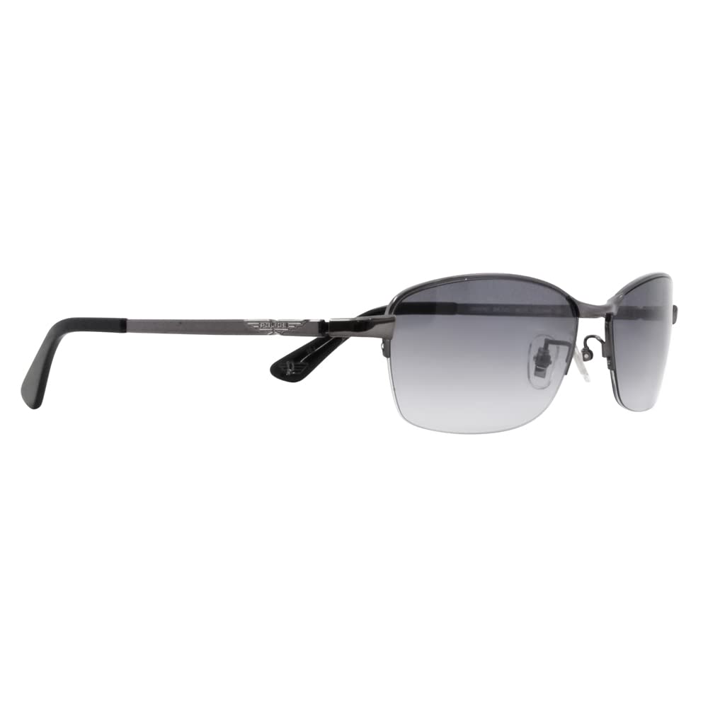 [Police] Fashion Glasses Eyeglasses Sunglasses SPLG37J 0568 58 2023 Model Men's Square Half-Rim Semi-Role