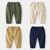 Men's Cotton Casual Pants Korean Comfortable Spring Fashion Trendy Trousers