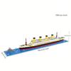 KNEW BUILT 6 Rodzajów Modelu Titanica Statek Wycieczkowy Klocki dla Dorosłych Mikro Mini Cegiełki Zabawka Idealny Prezent Rozrywka Dekoracja