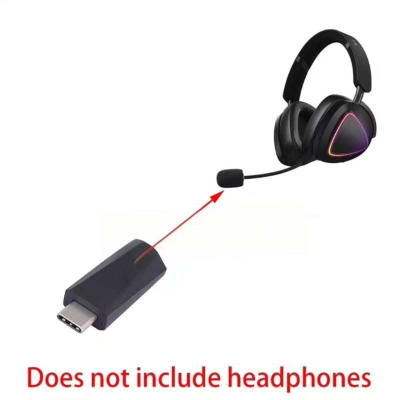 Replacement USB Dongle For ROG DELTAII Gaming Headphones Receiver Not Require Software Plugs Play