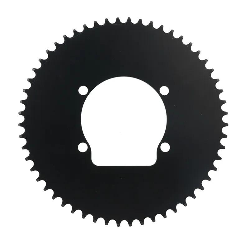 RIRO 4-Bolts 110BCD Single Chainring, 46/48/50/52/54/56/58T Road Bike Chainwheel, Compatible with Shimano 105/FC-R7000/R8000