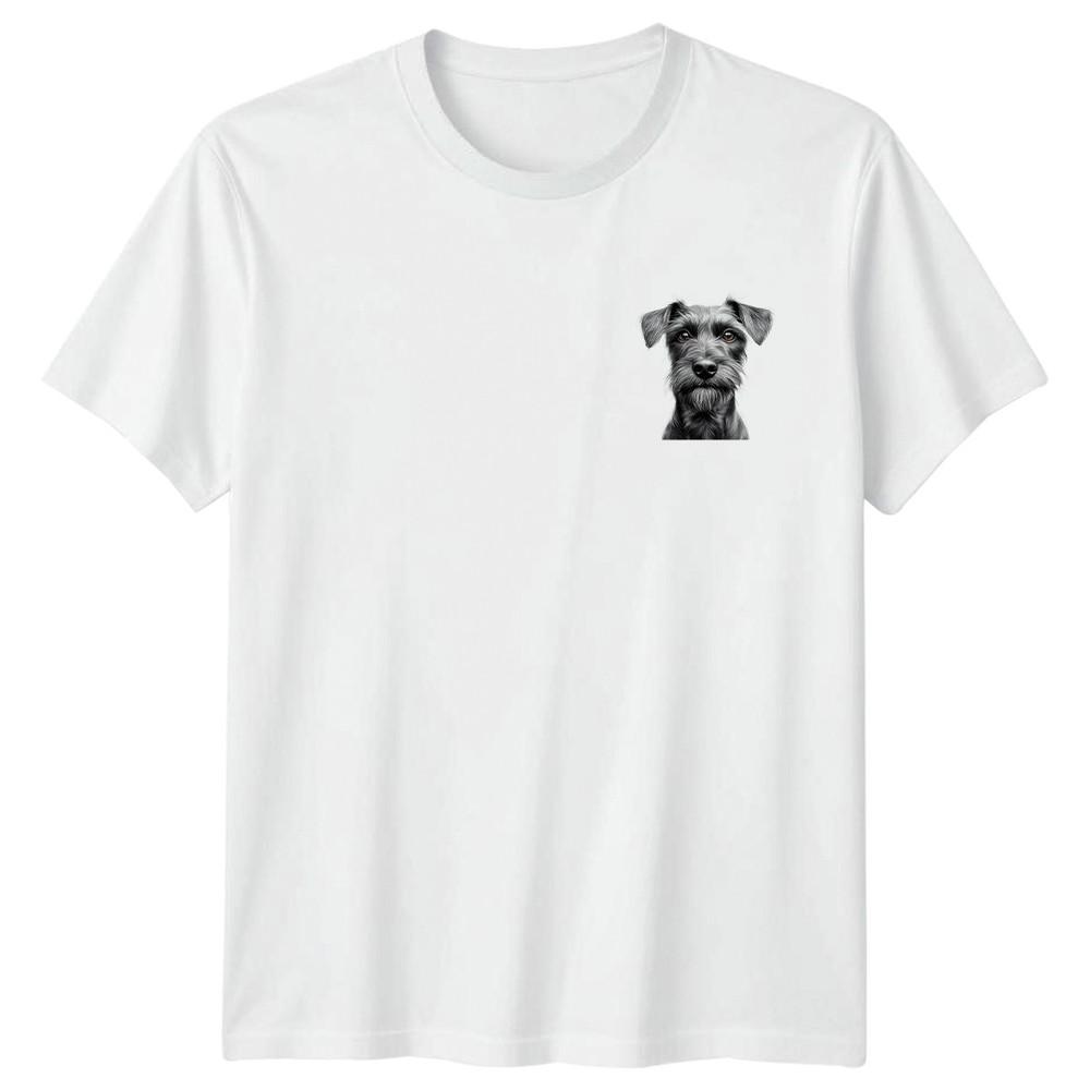 Schnauzer Dogs Animals Unisexs TShirt Unisexs Tee Graphic Unisex Top Pet Portrait S