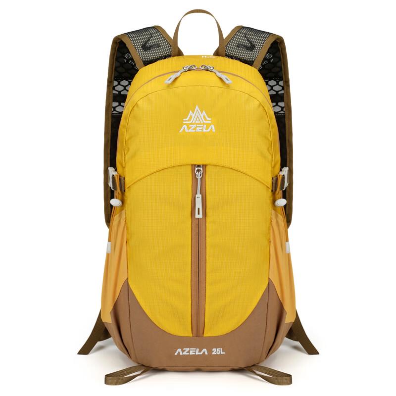 Легкий туристический рюкзак Azela 25 л 25L жёлтый